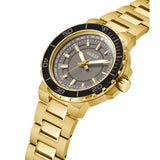 Guess Track Grey Dial Gold Steel Strap Watch for Men - GW0426G2 Authentic Buy Shop Now