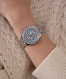 Guess Heiress Multifunction Diamonds Silver Dial Silver Steel Strap Watch for Women - GW0440L1 Authentic Buy Shop Now