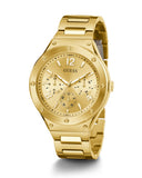 Guess Scope Gold Dial Gold Steel Strap Watch for Men - GW0454G2 Authentic Buy Shop Now