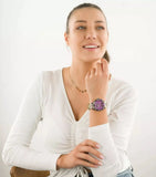 Guess Queen Multicolor Dial Multicolor Steel Strap Watch For Women - GW0464L4 Authentic Buy Shop Now