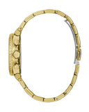 Guess Cosmo Chronograph Green Dial Gold Steel Strap Watch For Women - GW0465L5 Authentic Buy Shop Now