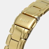 Guess Crystal Clear Analog Gold Dial Gold Steel Strap Watch for Women - GW0470L2 Authentic Buy Shop Now
