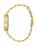 Guess Crystal Clear Analog Gold Dial Gold Steel Strap Watch for Women - GW0470L2 Authentic Buy Shop Now