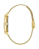 Guess Iconic Diamonds Gold Dial Gold Mesh Bracelet Watch For Women - GW0477L2 Authentic Buy Shop Now