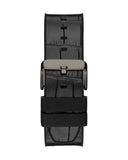 Guess Edge Chronograph Black Dial Black Leather Strap Watch For Men - GW0492G1 Authentic Buy Shop Now