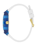 Guess Phoenix Analog Blue Dial White Silicone Strap Watch For Men - GE0499G6 Authentic Buy Shop Now