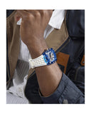 Guess Phoenix Multifunction Blue Dial White Rubber Strap Watch for Men - GW0499G6 Authentic Buy Shop Now