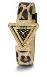 Guess Fame Quartz Animal Print Dial Multicolor Leather Strap Watch For Women - GW0504L3 Authentic Buy Shop Now