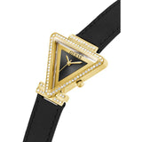 Guess Fame Quartz Black Dial Black Leather Strap Watch For Women - GW0504L5 Authentic Buy Shop Now