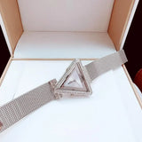 Guess Fame Diamonds Silver Dial Silver Mesh Bracelet Watch for Women - GW0508L1 Authentic Buy Shop Now