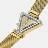 Guess Fame Diamonds Gold Dial Gold Mesh Bracelet Watch for Women - GW0508L2 Authentic Buy Shop Now