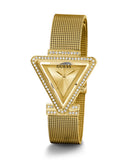 Guess Fame Diamonds Gold Dial Gold Mesh Bracelet Watch for Women - GW0508L2 Authentic Buy Shop Now