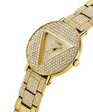 Guess Trend Diamonds Gold Dial Gold Steel Strap Watch for Women - GW0512L2 Authentic Buy Shop Now
