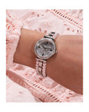Guess Gala Diamonds Silver Dial Two Tone Steel Strap Watch for Women - GW0531L1 Authentic Buy Shop Now