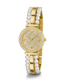 Guess Gala Diamonds Gold Dial Two Tone Steel Strap Watch for Women - GW0531L2 Authentic Buy Shop Now