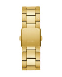 Guess Edge Chronograph Black Dial Gold Steel Strap Watch For Men - GW0539G2 Authentic Buy Shop Now