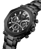 Guess Edge Chronograph Black Dial Black Steel Strap Watch For Men - GW0539G3 Authentic Buy Shop Now