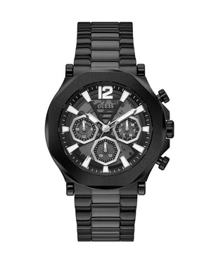 Guess Edge Chronograph Black Dial Black Steel Strap Watch For Men - GW0539G3 Authentic Buy Shop Now