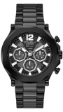 Guess Edge Chronograph Black Dial Black Steel Strap Watch For Men - GW0539G3 Authentic Buy Shop Now