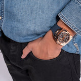 Guess Prodigy Multifunction Navy Blue Dial Blue Silicone Strap Watch For Men - GW0569G3 Authentic Buy Shop Now