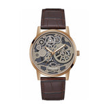 Guess Gadget Brown Dial Brown Leather Strap Watch for Men - GW0570G2 Authentic Buy Shop Now
