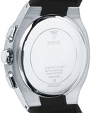 Guess Headline Chronograph Grey Dial Black Rubber Strap Watch for Men - GW0571G1 Authentic Buy Shop Now