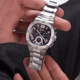 Guess Headliner Multifunction Blue Dial Silver Steel Strap Watch For Men - GW0572G1 Authentic Buy Shop Now