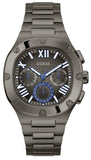 Guess Headliner Quartz Black Dial Grey Steel Strap Watch For Men - GW0572G5 Authentic Buy Shop Now