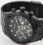 Guess Continental Chronograph Black Dial Black Mesh Strap Watch For Men - GW0582G3 Authentic Buy Shop Now
