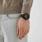 Guess Continental Chronograph Black Dial Black Mesh Strap Watch For Men - GW0582G3 Authentic Buy Shop Now