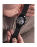 Guess Continental Chronograph Black Dial Black Mesh Strap Watch For Men - GW0582G3 Authentic Buy Shop Now