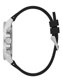Guess Empire Chronograph Black Dial Black Silicon Strap Watch For Men - GW0583G1 Authentic Buy Shop Now