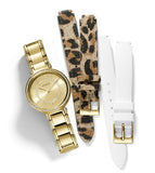 Guess Montage Quartz Gold Dial Gold Steel Strap Watch For Women - GW0588L1 Authentic Buy Shop Now
