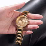 Guess Montage Quartz Gold Dial Gold Steel Strap Watch For Women - GW0588L1 Authentic Buy Shop Now