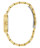 Guess Cubed Analog Gold Dial Gold Steel Strap Watch For Women - GW0606L2 Authentic Buy Shop Now