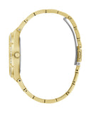 Guess Allara Quartz Gold Dial Gold Steel Strap Watch For Women - GW0604L2 Authentic Buy Shop Now
