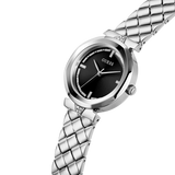 Guess Rumour Quartz Black Dial Silver Steel Strap Watch For Women - GW0613L1 Authentic Buy Shop Now