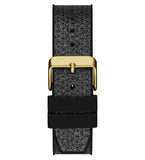 Guess Asteria Multifunction Gold Dial Black Rubber Strap Watch For Women - GW0620L2 Authentic Buy Shop Now