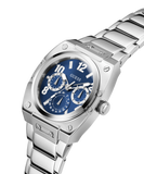 Guess Prodigy Chronograph Blue Dial Silver Steel Strap Watch For Men - GW0624G1 Authentic Buy Shop Now
