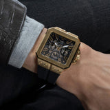 Guess Leo Multifunction Black Dial Black Silicone Strap Watch For Men - GW0637G2 Authentic Buy Shop Now