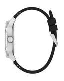 Guess Duke Crystals Black Dial Black Silicone Strap Watch For Men - GW0641G1 Authentic Buy Shop Now