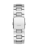 Guess Equity Analog Black Dial Silver Steel Strap Watch For Men - GW0703G1 Authentic Buy Shop Now