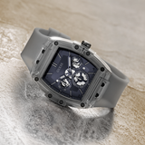 Guess Phoenix Multifunction Black Dial Grey Silicone Strap Watch For Men - GW0203G9 Authentic Buy Shop Now