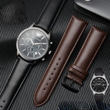 Emporio Armani Luigi Chronohraph Black Dial Black Leather Strap Watch For Men - AR1970 Authentic Buy Shop Now