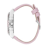 Guess Limelight Quartz Diamonds Pink Dial Pink Denim Strap Watch For Women - W0775l15 Authentic Buy Shop Now