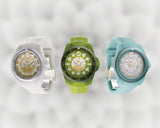 Gucci Dive Automatic Green Dial Green Rubber Strap Unisex Watch - YA136344 Authentic Buy Shop Now