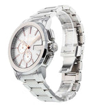 Gucci G Chrono Chronograph Silver Dial Silver Steel Strap Watch For Men - YA101201 Authentic Buy Shop Now