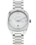 Gucci GG2570 White Dial Silver Steel Strap Watch For Women - YA142502 Authentic Buy Shop Now