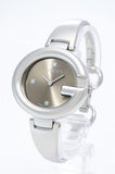 Gucci Guccissima Brown Dial Silver Steel Strap Watch For Women - YA134302 Authentic Buy Shop Now
