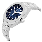 Gucci GG2570 Quartz Blue Dial Silver Steel Strap Watch For Men - YA142303 Authentic Buy Shop Now